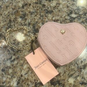 Juicy couture brand new pink coin purse/wristlet